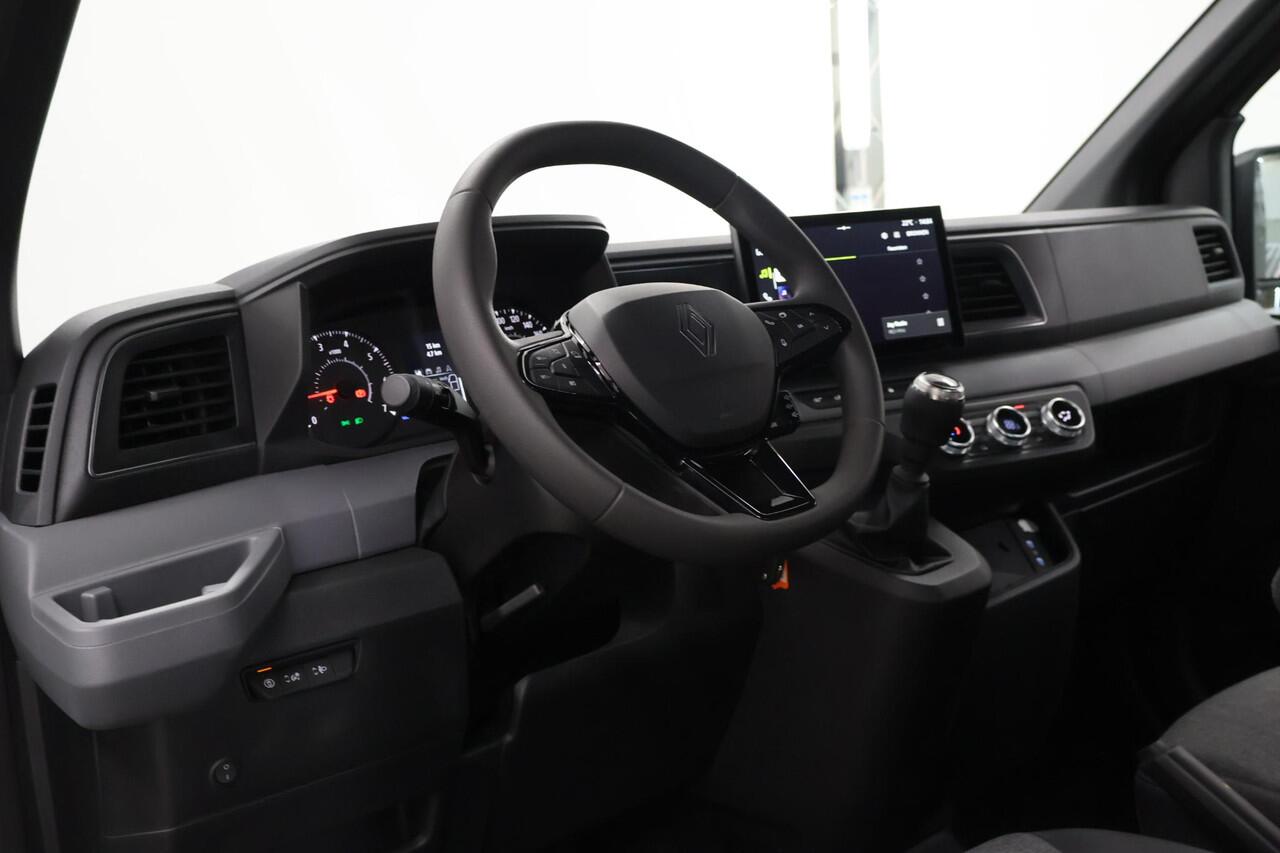 Renault MASTER T35 2.0 dCi | 170 PK | L3 H1 | OPRIJWAGEN | NIEUW MODEL | AUTOTRANSPORTER | LIER | TREKHAAK | CARPLAY | ANDROID AUTO | AIRCO | CRUISE | LICHT-/REGENSENSOR | LED | 3-ZITS | OPRIJPLATEN | 1200KG LAADVERMOGEN