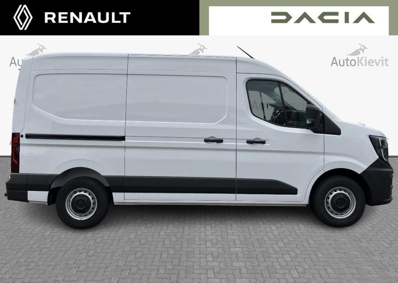 Renault MASTER T35 2.0 dCi 130 L2H2 Advance - zijschuifdeur links - openR link navigatiesysteem - vierseizoenbanden - trekhaak - houten laadvloer en zijwandbekleding - achteruitrijcamera - rear step - Reservewie