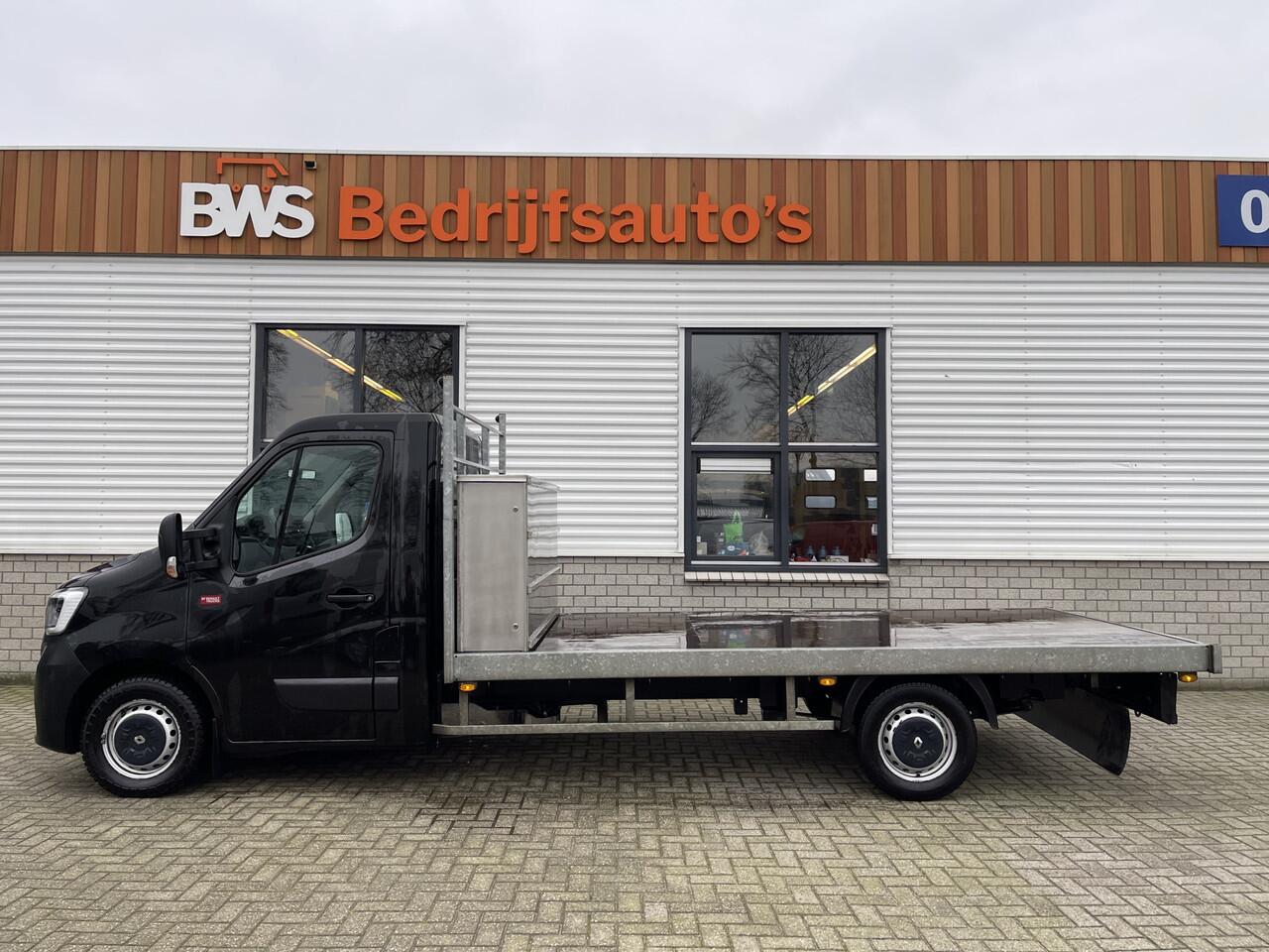 Renault MASTER T35 2.3 dCi 165pk L3 Energy EURO VI / pickup / open laadbak / plateau L 375 x B 210 / vaste prijs rijklaar ¤ 22.950 ex btw / lease vanaf ¤ 410 / airco / cruise / navigatie / opberg box