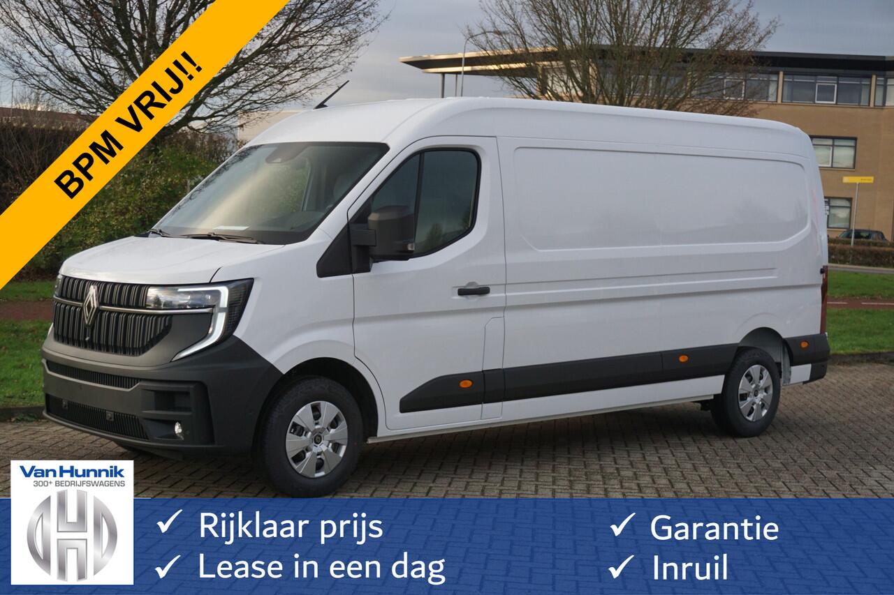 Renault MASTER T35 2.0 170PK Extra L3H2 BPM VRIJ!! 10" R-Link Navi, Camera, Cruise Clima!! NR. 267