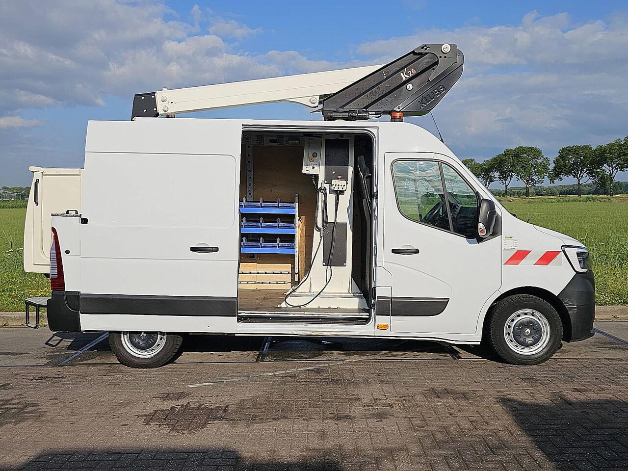 Renault MASTER 2.3 L2H2 Hoogwerker 10.5M- 12Meter-Werkhoogte Nacelle Airco Nieuw-Model Euro6!
