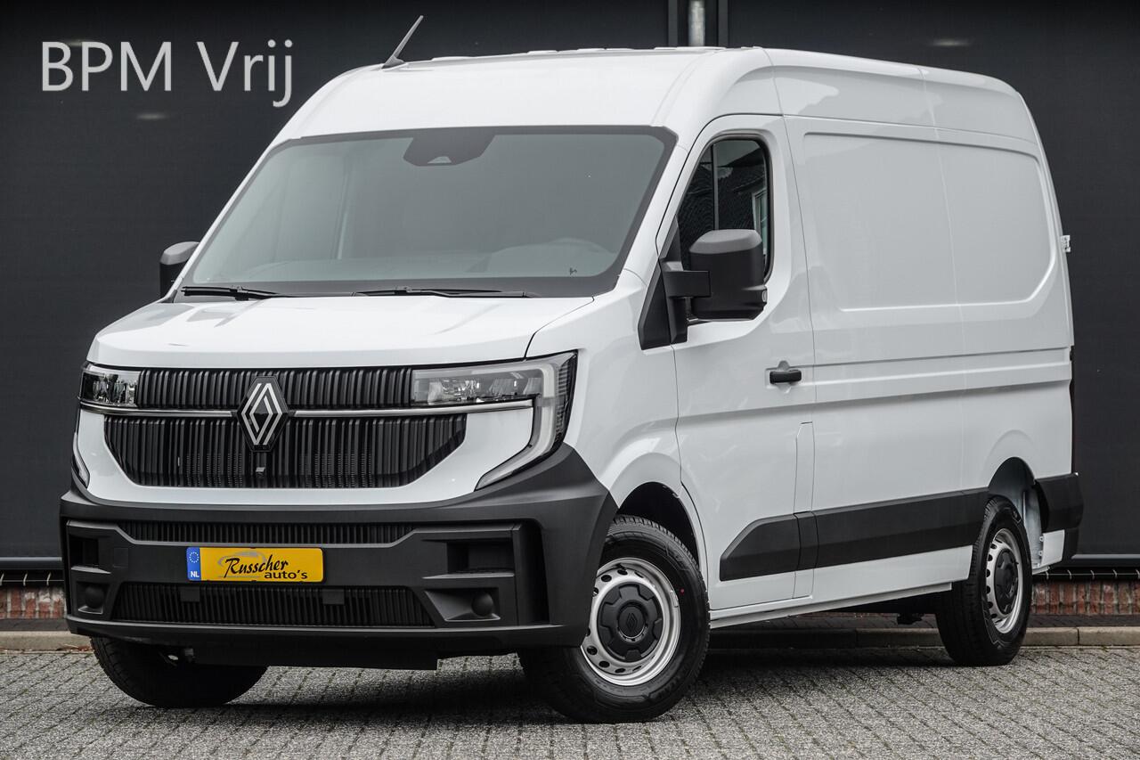 Renault MASTER T35 | L2H2 | 2.0Dci 150Pk | Stoel-Bank | 3.500Kg Trekgewicht | Parkeersensoren | Laadruimte betimmering | LED