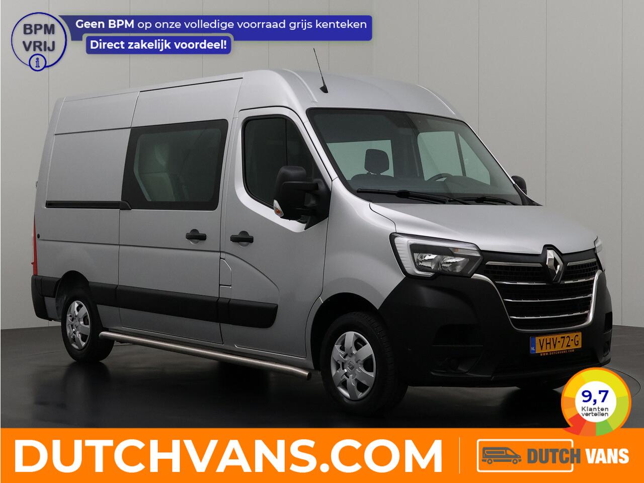 Renault MASTER 2.3 dCi 180PK L2H2 Dubbele Cabine | 2xSchuifdeur | Navigatie | Camera | Trekhaak | Airco | Cruise