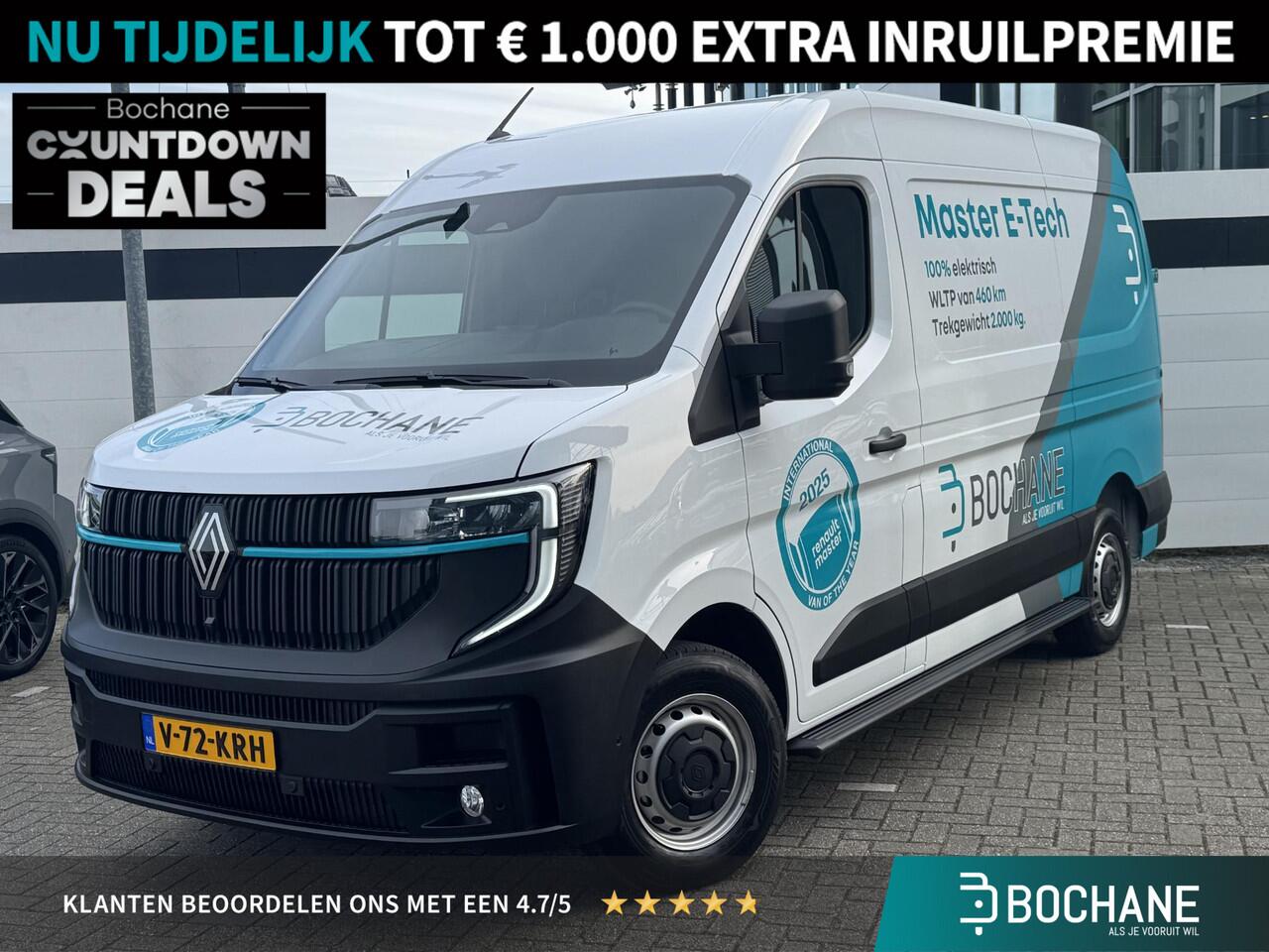 Renault MASTER E-Tech T35 L2H2 Extra long range 87 kWh | Trekhaak | Van of the year 2025!