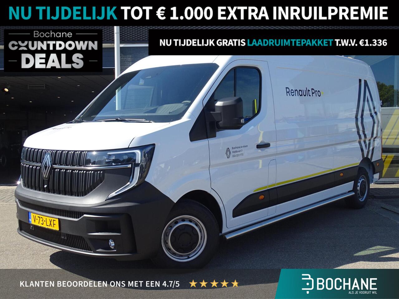 Renault MASTER E-Tech T35 L3H2 Advance long range 87 kWh GOOGLE NAVI / ADDITIONELE PARKEERHULP / VERWARMBARE VOORRUIT