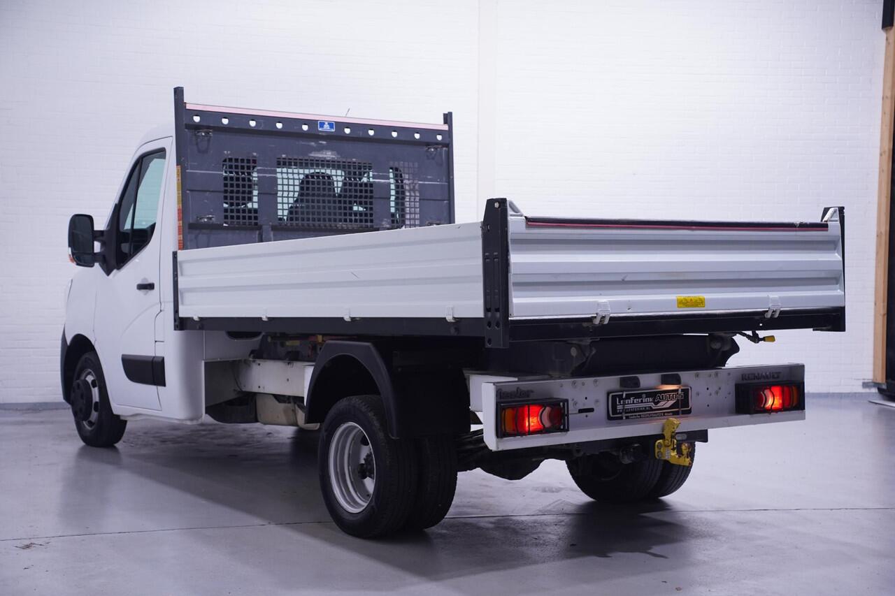 Renault MASTER 2.3 DCi 130 pk Dubbel Lucht Kipper, Trekhaak 3.500 kg Airco, LxBxH 320x203x40 cm, 3-Zits