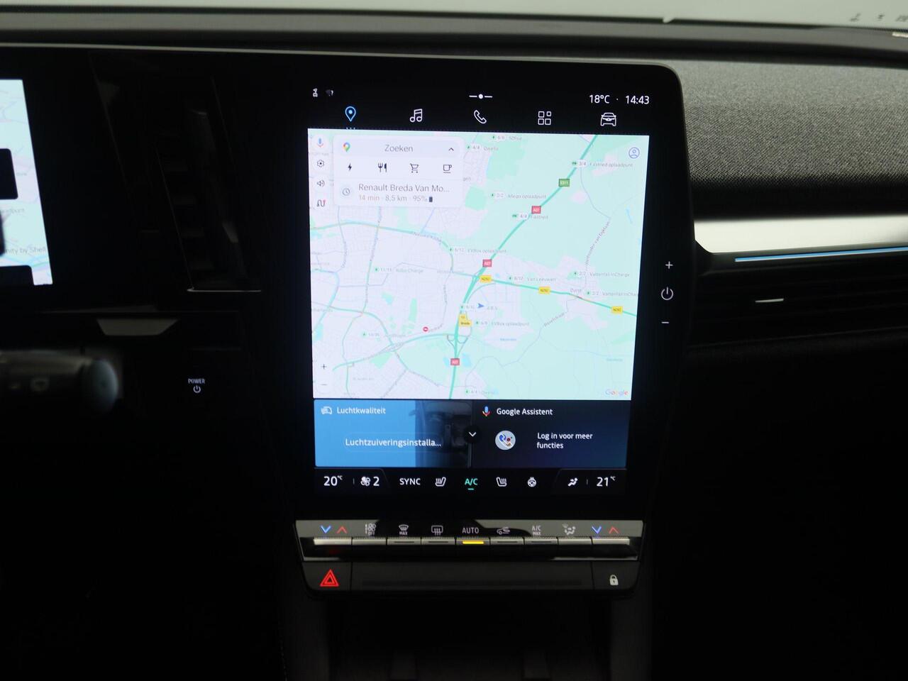 Renault MEGANE E-Tech EV60 Optimum Charge Techno | Apple Carplay & Android Auto | Climate Control | Navigatie | Lichtmetalen Velgen | Adaptive Cruise Control |