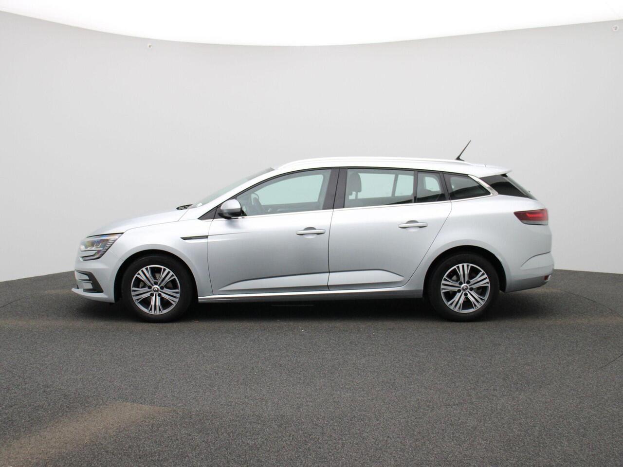Renault MEGANE Estate TCe 140 Equilibre | Easy Link multimediasysteem met Apple CarPlay & Android Auto | Climate Control | Pack Style = lichtmetalen velgen + dakrails | Metaalkleur | Parkeersensoren v+a |