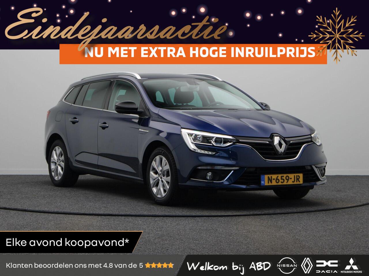 Renault MEGANE Estate TCe 140pk Limited | Stoelverwarming | 1700kg geremd | Dealer onderhouden | Navigatie |