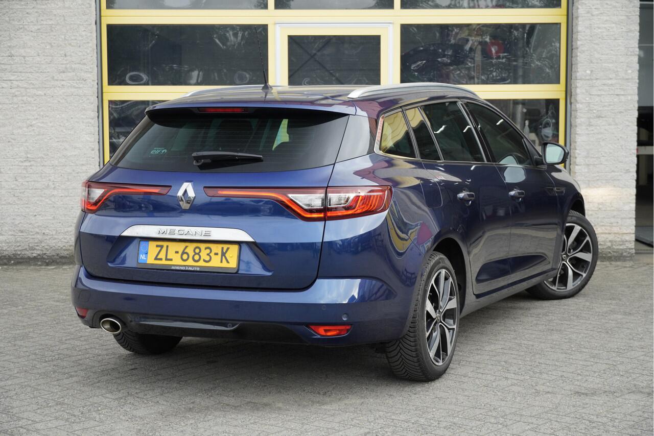 Renault MEGANE Estate 1.3 TCe 141PK! Bose BJ2019 Lmv 17" | Led | Pdc | Keyless entry | Achteruitrijcamera | Dashboard verlichting | Groot navi | Climate control | Cruise control | Extra getint glas