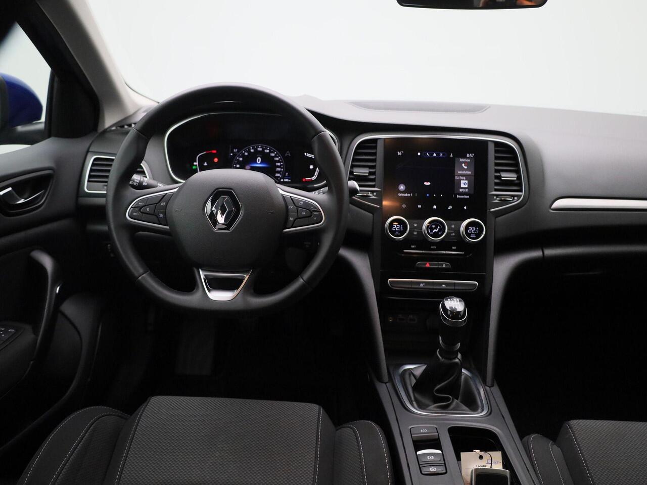 Renault MEGANE Estate TCe 140 Equilibre | Easy Link multimediasysteem met Apple CarPlay & Android Auto | Climate Control | Pack Style = lichtmetalen velgen + dakrails | Metaalkleur |