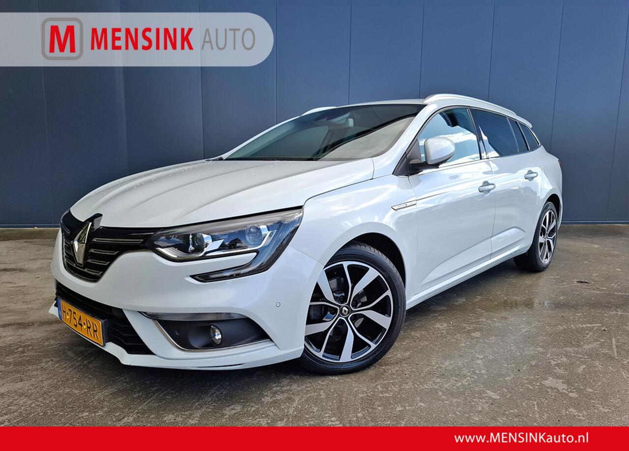 Renault MEGANE Estate 1.3 TCe Bose 1e EIGENAAR CAMERA HALF LEER PARK ASSIST LED NAVI CRUISE ECC TREKHAAK