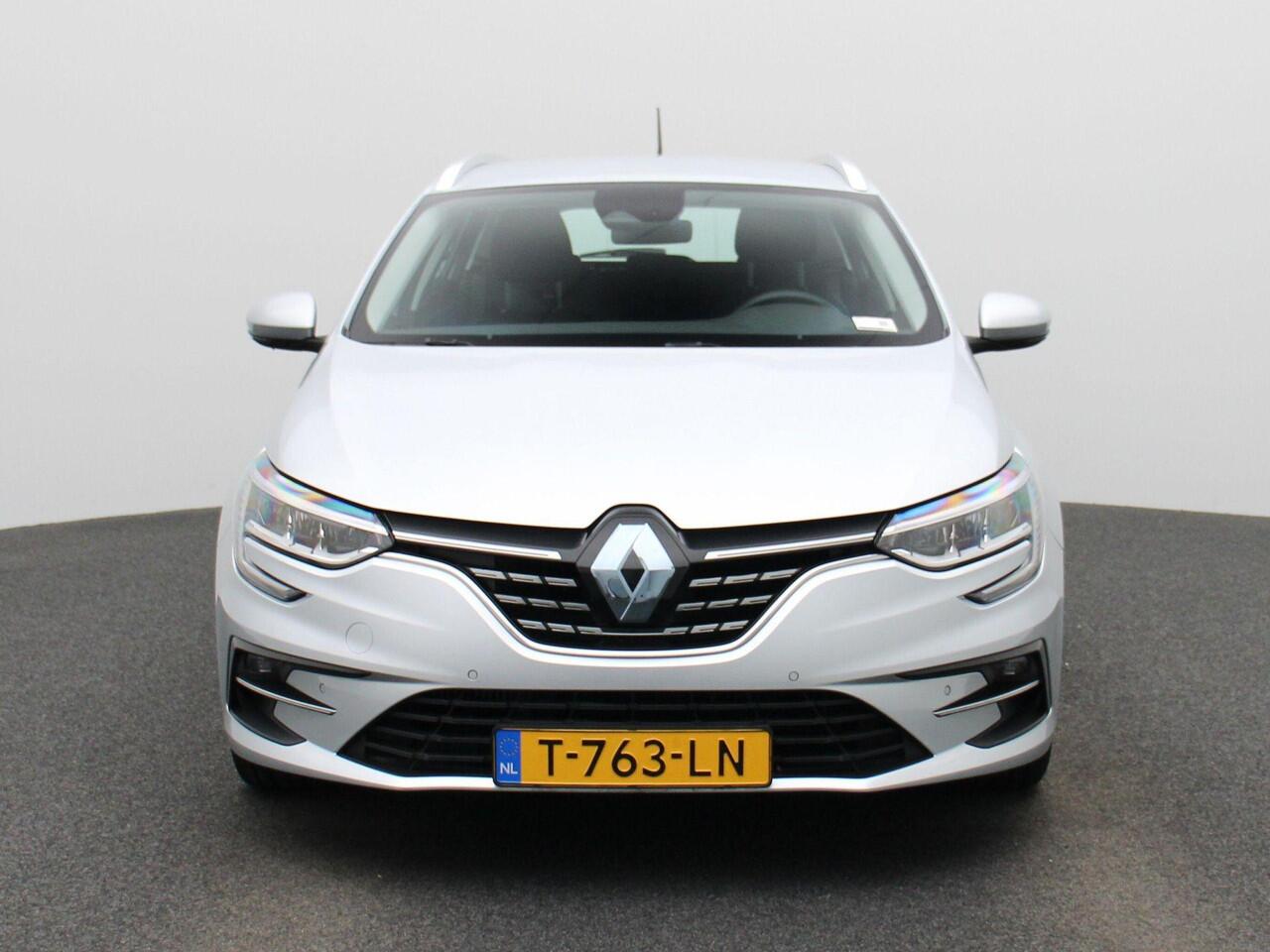 Renault MEGANE Estate TCe 140 Equilibre | Easy Link multimediasysteem met Apple CarPlay & Android Auto | Climate Control | Pack Style = lichtmetalen velgen + dakrails | Metaalkleur | Parkeersensoren v+a |