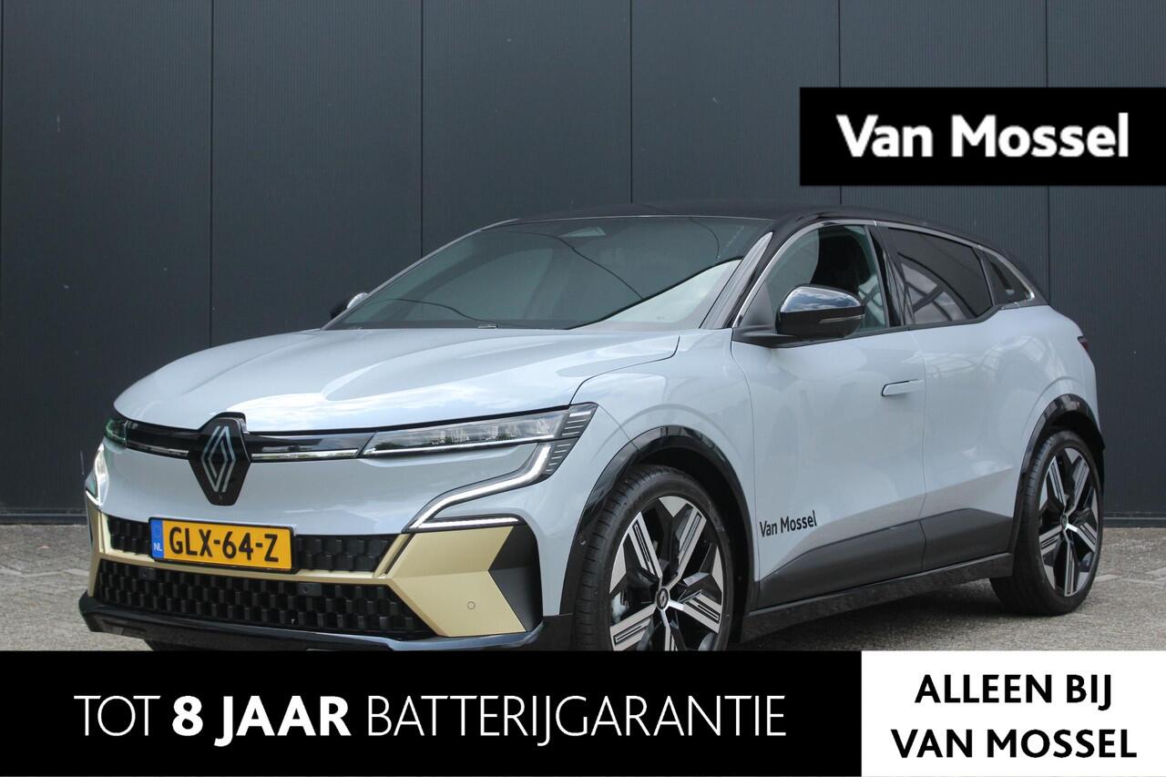 Renault MEGANE E-Tech EV60 Optimum Charge Iconic | Google Navigatie | Apple & Android Carplay | Parkeersensoren Voor & Achter | 360 Camera | Adaptieve Cruise Control | Privacy Glass | Lederen Bekleding | Keyless Entry |