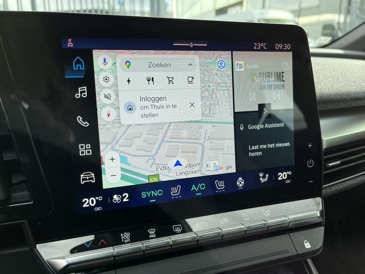 Renault MEGANE E-Tech comfort range Evolution 60 kWh | Google Navigatie | Verwambare voorstoelen en stuurwiel |