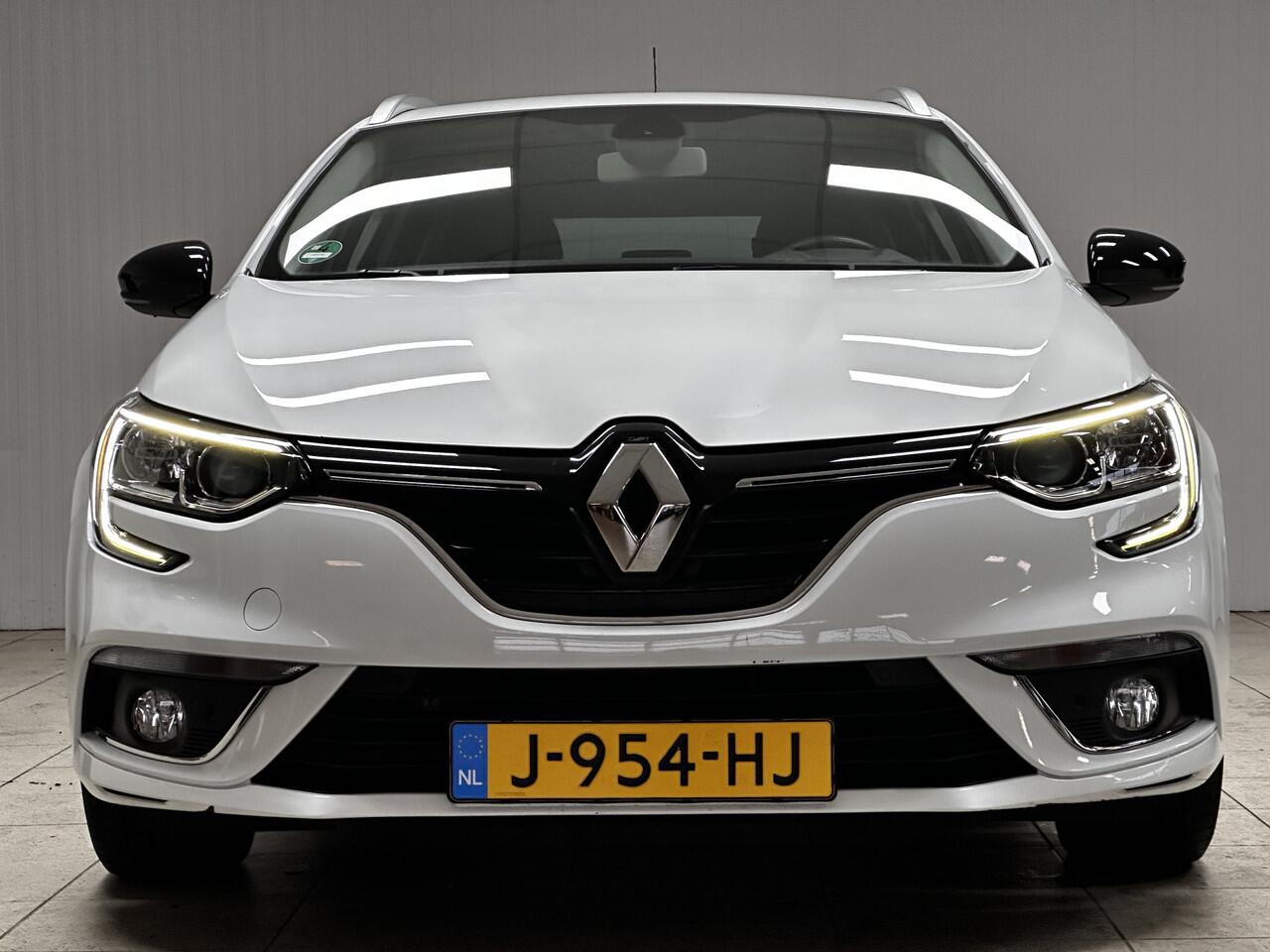Renault MEGANE Estate 1.3 TCe Limited /Trekhaak! /Keyless /Apple + Android /DAB+! /Navi /Climat /Cruise /Elek. pakket /Bluetooth /Regensensor /16"LMV /Extra getint glas /PDC V+A /Mistlampen /Isofix /Armsteun.