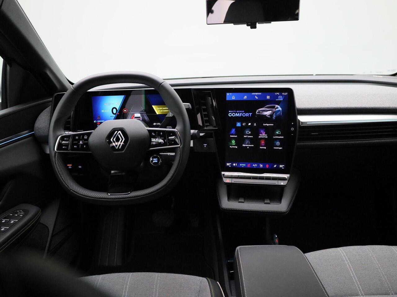 Renault MEGANE E-Tech Comfort Range Techno 60 kWh 220PK | Pack Augmented Vision & Advanced Driving Assist | Pack Winter | Harman Kardon Audio | 20" LMV 'Soren' | Draadloze Smartphonelader | LED Pure Vision | Android Automotive | Keyless