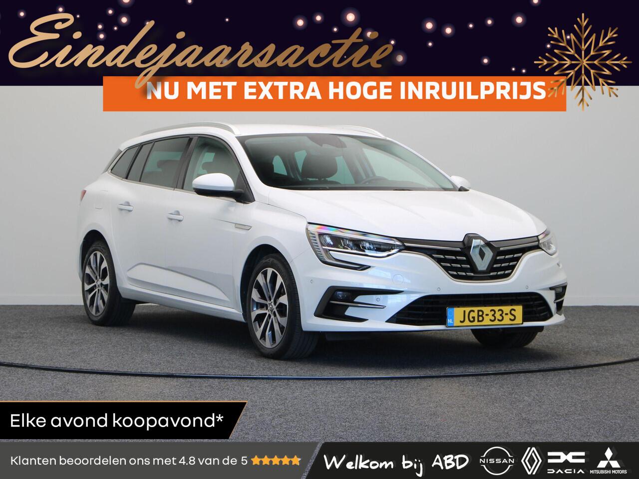 Renault MEGANE Estate TCe 140pk Techno | Stoel- en stuurwielverwarmig | 1700kg trekvermogen | Grootscherm navigatie |