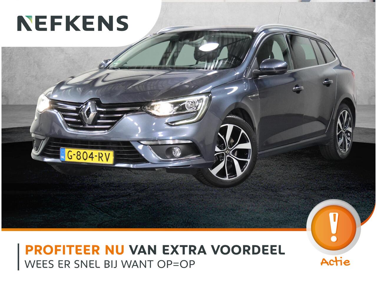 Renault MEGANE Estate TCe 140PK Bose | AppleCarPlay/AndroidAuto | Cruise Control | Climate Control | Navigatie | Parkeersensoren | Trekhaak | Isofix | Privacy Glass | BOSE SOUND |