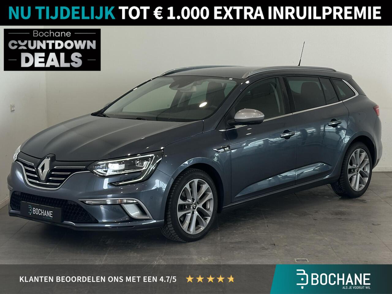 Renault MEGANE Estate 1.3 TCe 160 EDC GT-Line | Parkeersensoren voor, zij, achter en achteruitrijcamera | Apple Carplay/Android Auto