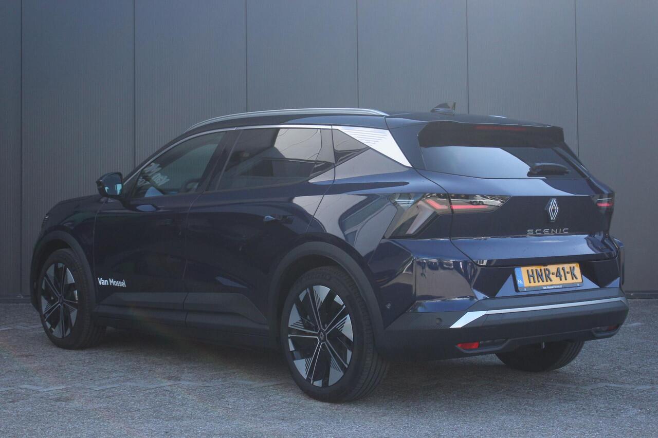 Renault SCENIC E-Tech EV87 220Pk long range Techno | Navigatie Via Google | Apple & Android Carplay | Parkeersensoren Voor & Achter | Achteruitrijcamera | Climate Control | Cruise Control Adaptief | Privacy Glass | Keyless Entry | Solarbay Panorama Dak |