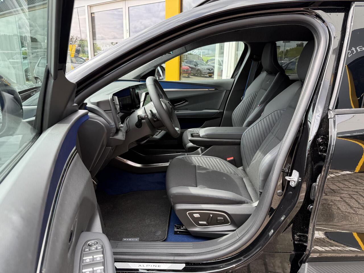 Renault SCENIC E-Tech EV87 long range esprit Alpine | Elektrische voorstoelen | Stoel & stuur verwarming | 360 graden camera | Elektrische achterklep | Cruise Adaptief |