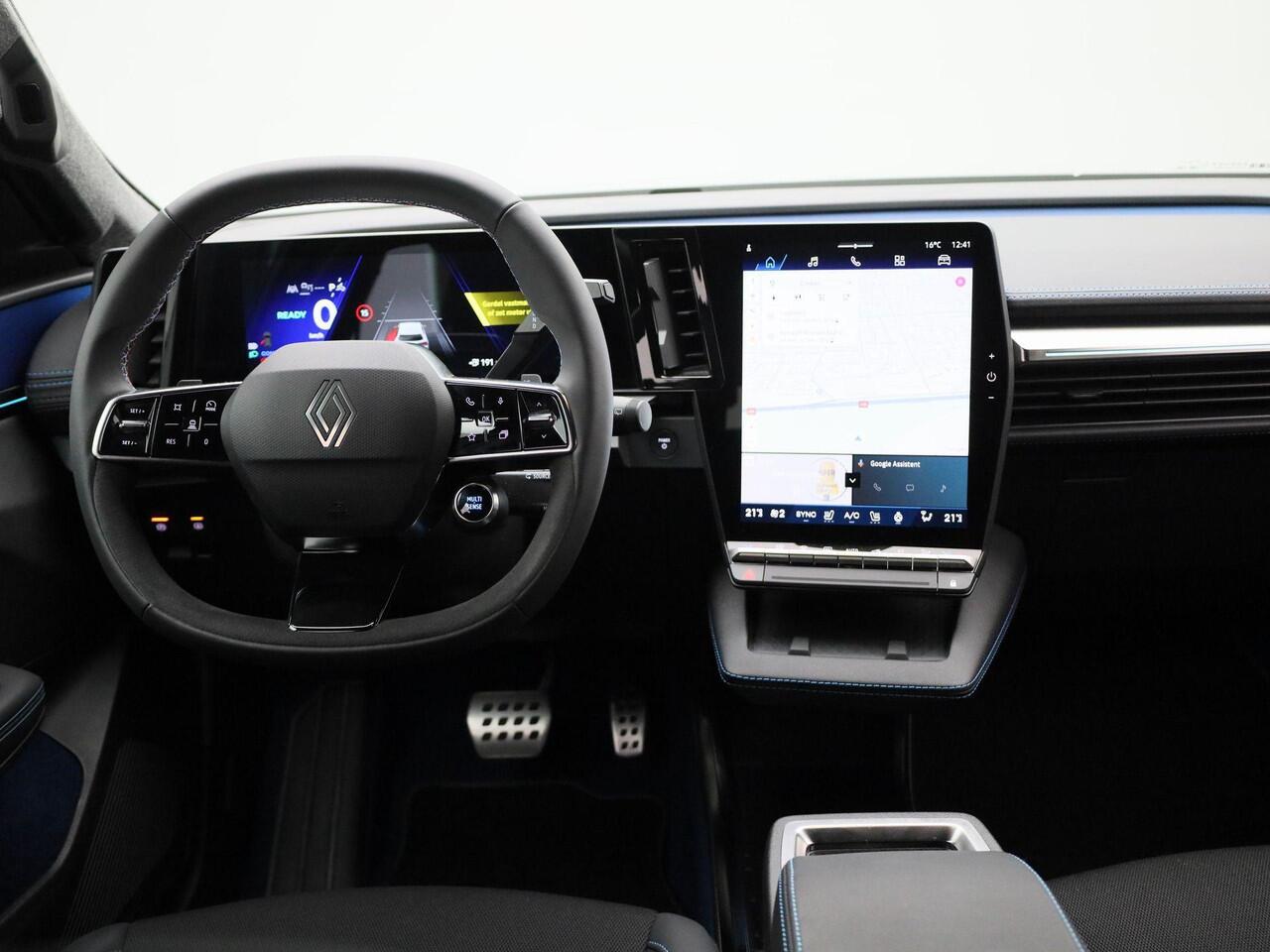 Renault SCENIC E-Tech EV87 long range esprit Alpine | Pack Advanced Driving Assist & Augmented Vision | Stoel- & Stuurwielverwarming | Elektrische Stoelen incl. Geheugen- & Massagefunctie | Android Automotive | 20" LMV 'Speedway' | LED-Verlichting | Keyless