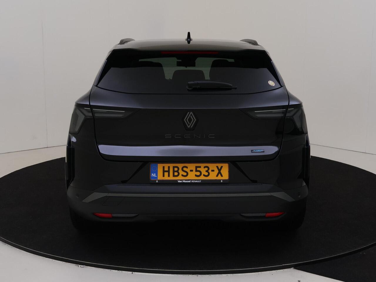 Renault SCENIC E-Tech EV87 long range esprit Alpine | Solarbay Panoramadak | Pack Advanced Driving Assist & Augmented Vision | Adaptieve Cruise Control | Stoel- en Stuurwielverwarming | 20" LMV 'Speedway' | Elektrische Achterklep | Sportstoelen