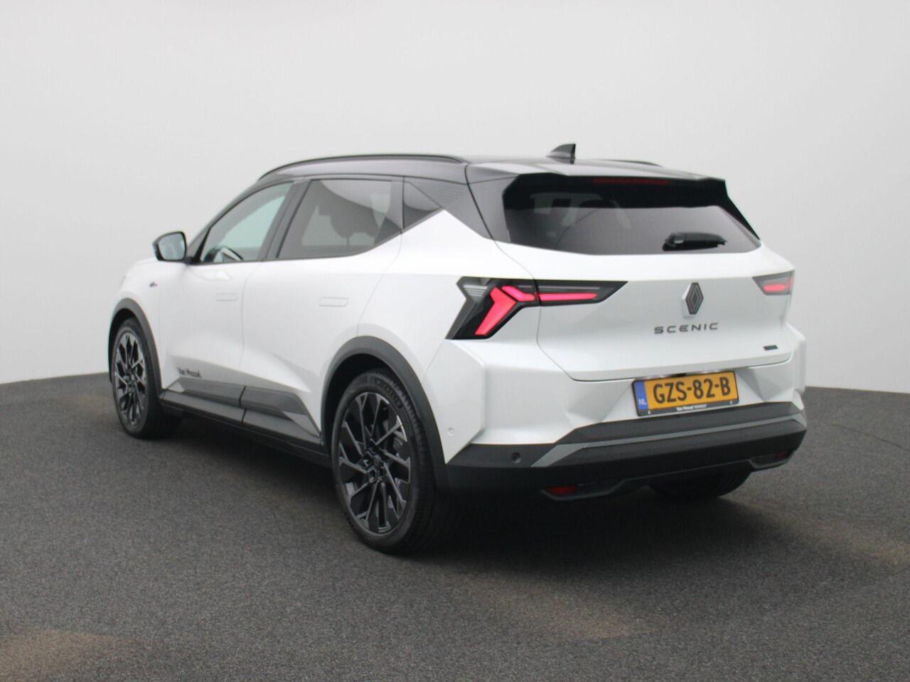 Renault SCENIC E-Tech EV87 long range esprit Alpine | Solarbay Panoramadak | Pack Advanced Driving Assist & Augmented Vision | Adaptieve Cruise Control | Stoel- en Stuurwielverwarming | 20" LMV 'Speedway' | Elektrische Achterklep | Sportstoelen