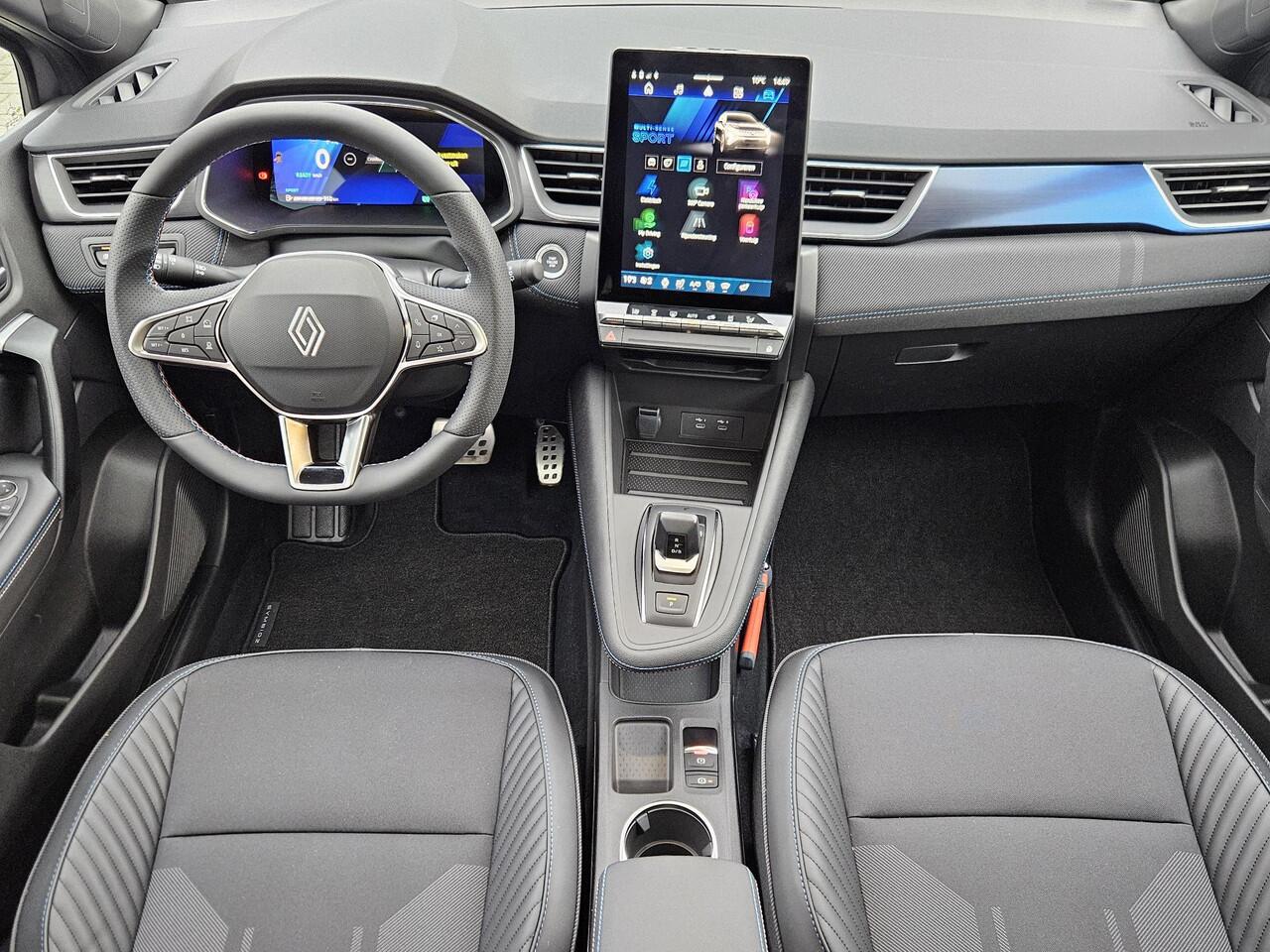 Renault Symbioz 1.8 E-Tech full hybrid 160 esprit Alpine / Harman Kardon Audio / Solarbay Panoramadak / Adaptief Cruise Control / 360 Graden Camera / Elektrische Stoelen / Elektrische Achterklep / Google Navigatie / Stoel & Stuurverwarming / Voorruit Verwarming /