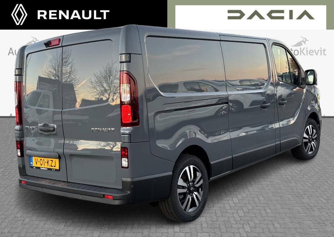 Renault TRAFIC 2.0 Blue dC1 150 T30 L2H1 Extra - Reservewiel / Alarm / 17" lichtmetalen velgen Noir - Houten laadvloer