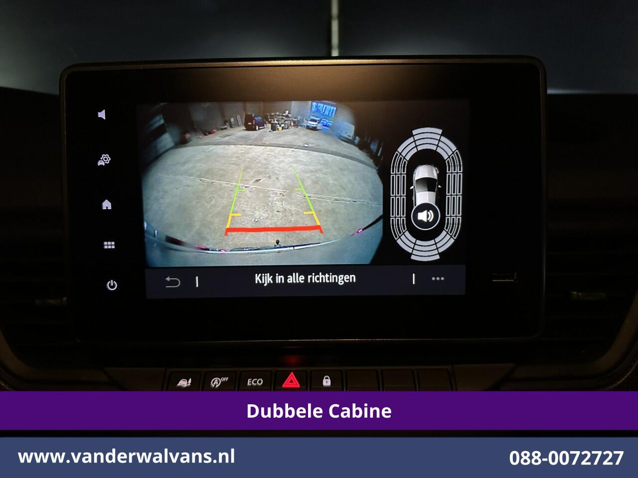 Renault TRAFIC 2.0 BluedCi 131pk L2H1 Dubbele Cabine Fabrieksgarantie Euro6 Airco | 6-Zits | Navigatie | LED | Camera | Cruisecontrol 2500kg Trekhaak, Parkeersensoren