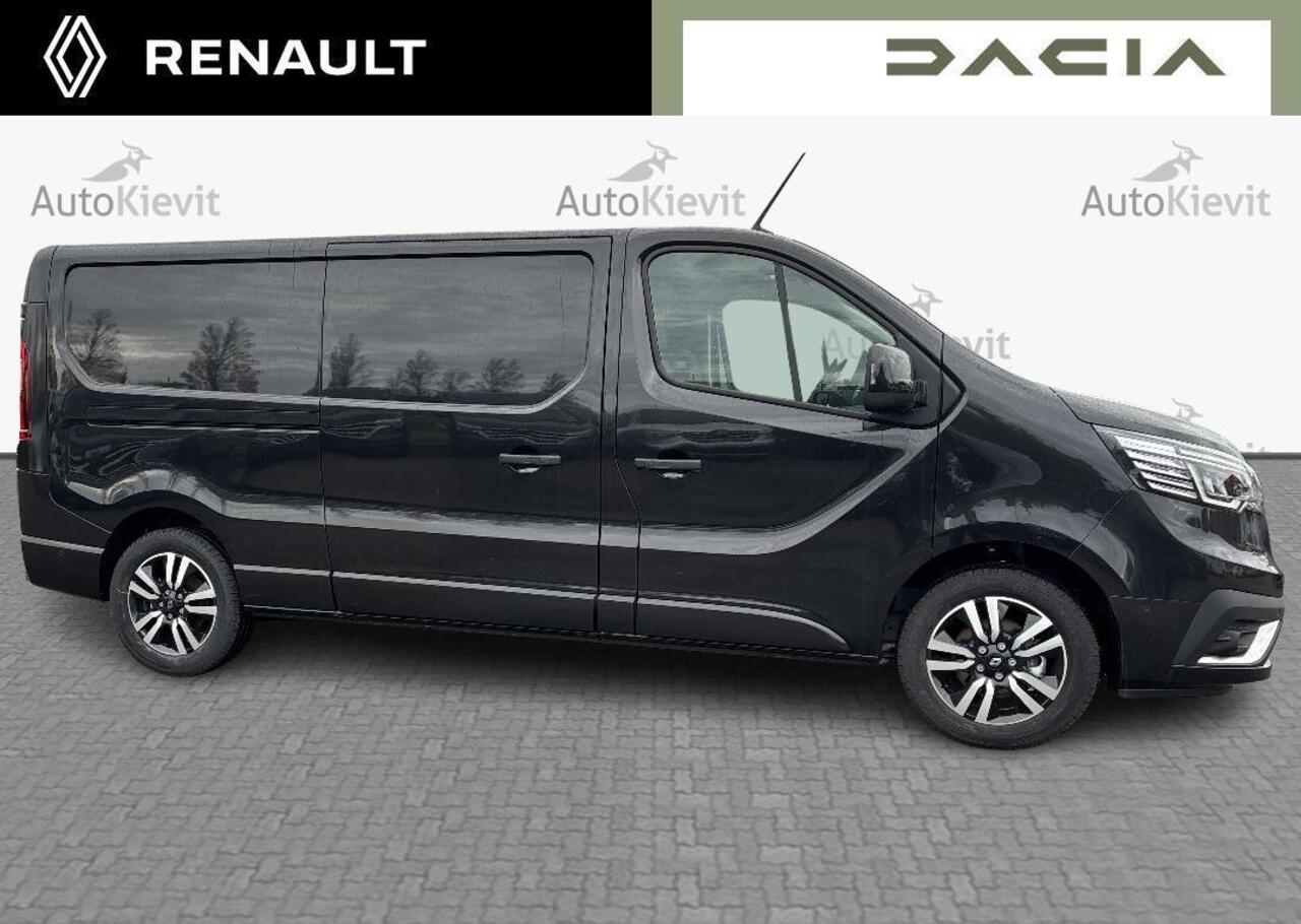 Renault TRAFIC 2.0 Blue dCi 170 EDC T30 L2H1 Extra - alarm,Trekhaak met Trailer Swing Control,Houten laadvloer (12 mm) voor intensief gebruik met anti-slipcoating,Zijschuifdeur links zonder ruit,17\" lichtmetalen velgen 'Avens Noir Diamantée'