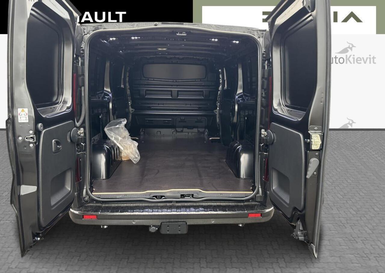 Renault TRAFIC 2.0 Blue dCi 170 EDC T30 L2H1 Extra - alarm,Trekhaak met Trailer Swing Control,Houten laadvloer (12 mm) voor intensief gebruik met anti-slipcoating,Zijschuifdeur links zonder ruit,17\" lichtmetalen velgen 'Avens Noir Diamantée'