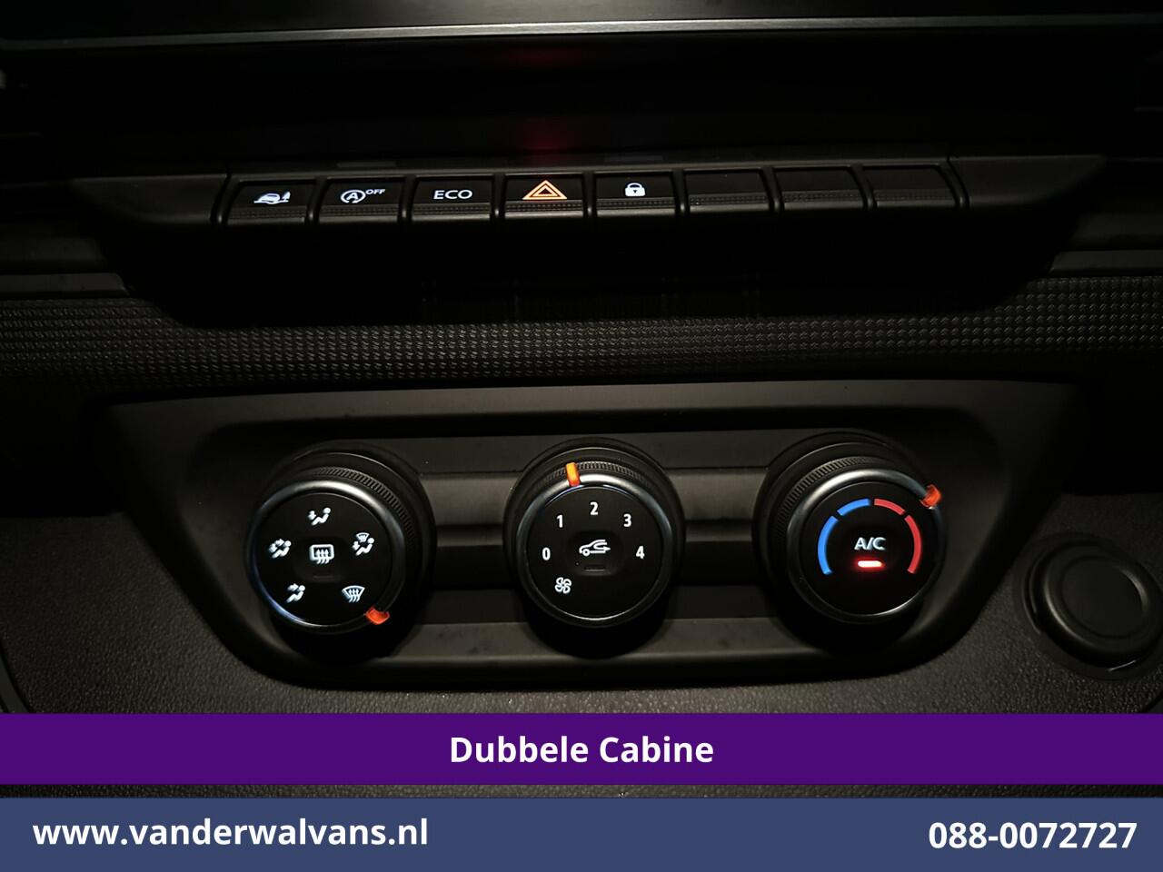 Renault TRAFIC 2.0 BluedCi 131pk L2H1 Dubbele Cabine Fabrieksgarantie Euro6 Airco | 6-Zits | Navigatie | LED | Camera | Cruisecontrol 2500kg Trekhaak, Parkeersensoren