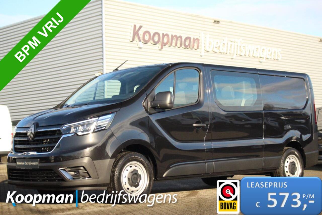 Renault TRAFIC 2.0dCi 150pk T30 L2H1 DC | 6-Zits | Carplay/Android | Camera | Lease 573,- p/m