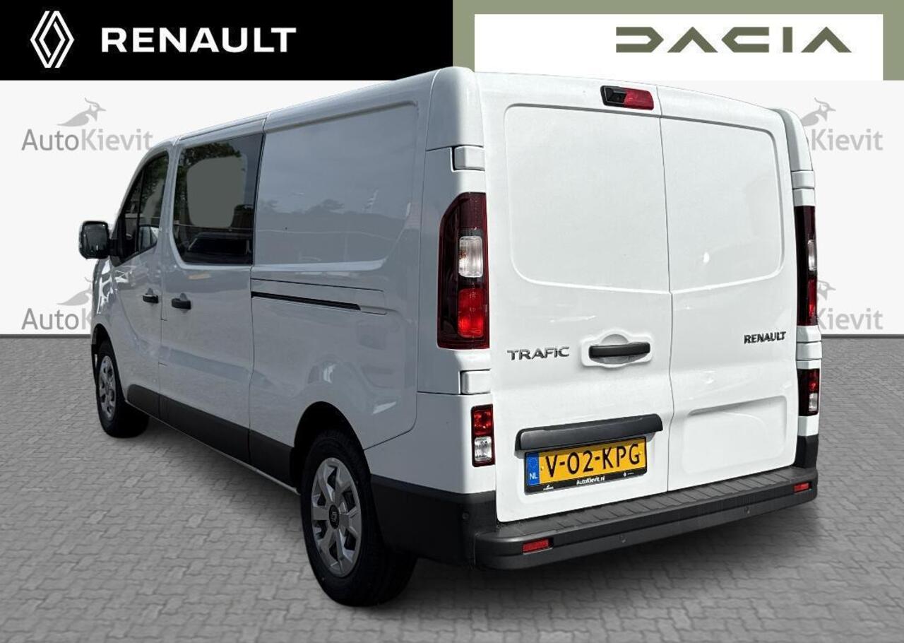 Renault TRAFIC 2.0 Blue dCi 150 EDC T30 L2H1 Advance DC - Dubbel Cabine / EASY LINK navi - Additionele parkeerhulp / Zijschuifdeur links zonder ruit /Vierseizoenbanden / Reservewiel SNOEKS