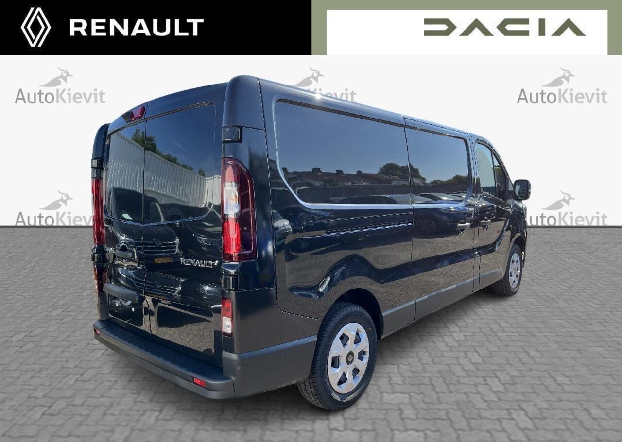 Renault TRAFIC 2.0 Blue dC1 150 EDC T30 L2H1 Advance - Zijschuifdeur links zonder ruit / EASY LINK navigatiesysteem met 8\" touchscreen en DAB+ radio en kaart Europa / Additionele parkeerhulp / Vierseizoenbanden met sneeuwvlokicoon / Reservewie
