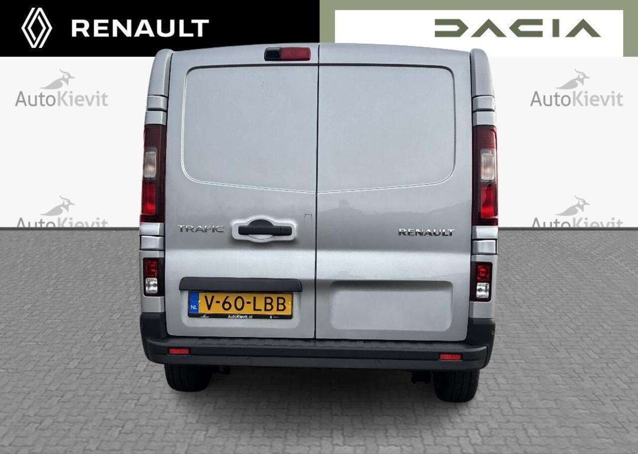 Renault TRAFIC 2.0 Blue dC1 150 EDC T30 L2H1 Advance - Zijschuifdeur links zonder ruit / EASY LINK navigatiesysteem met 8\" touchscreen en DAB+ radio en kaart Europa / Additionele parkeerhulp / Vierseizoenbanden met sneeuwvlokicoon / Reservewie