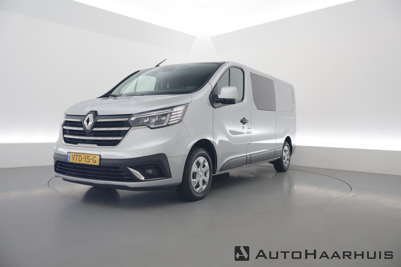 Renault TRAFIC 2.0 dCi 130pk Dubb.Cab. | L2H1 | 6 pers. | Airco | PDC | Trekhaak | Zilver met. | CarPlay