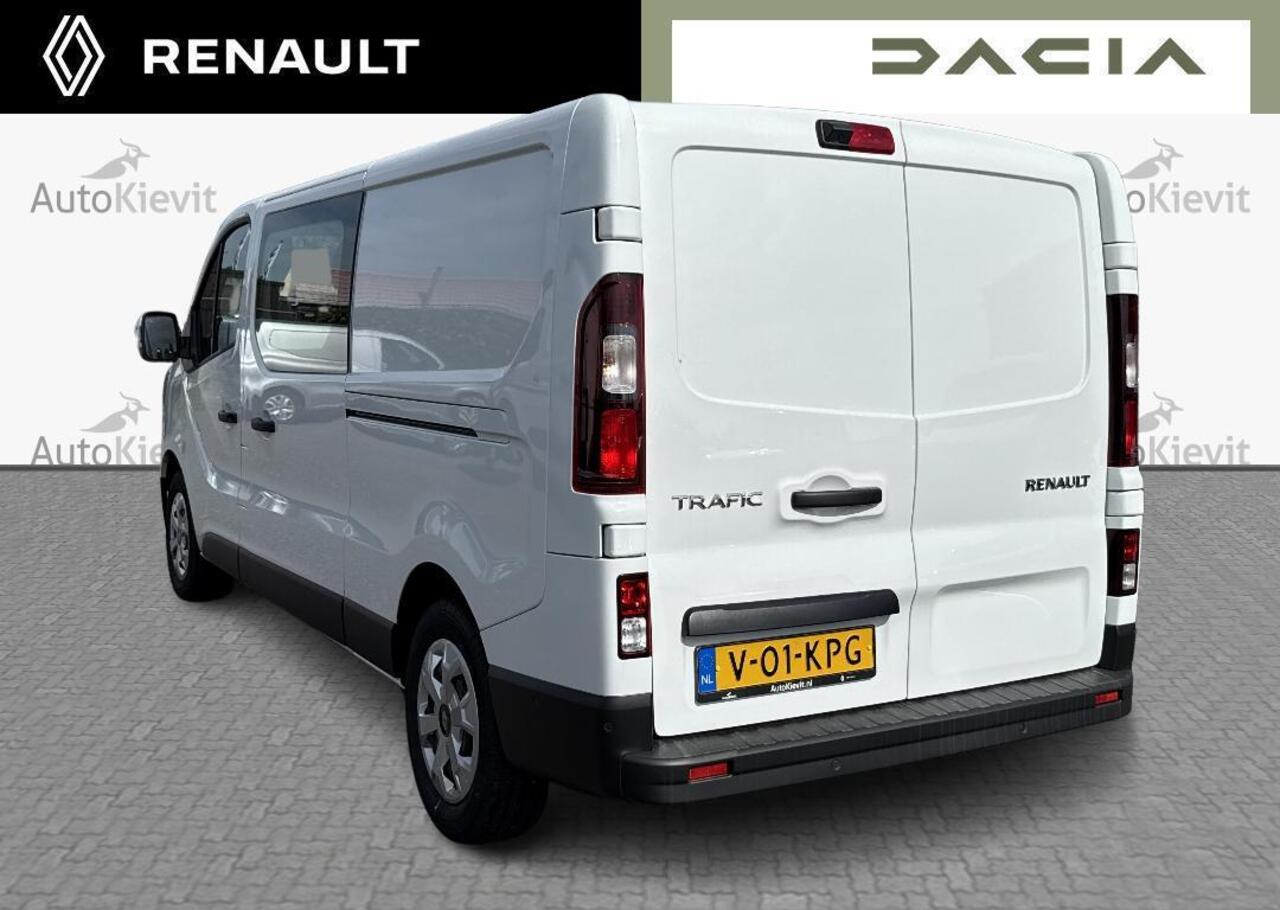 Renault TRAFIC 2.0 Blue dCi 150 EDC T30 L2H1 Advance DC - Dubbel Cabine / EASY LINK navi Additionele parkeerhulp / Zijschuifdeur links zonder ruit / Vierseizoenbanden / Reservewiel SNOEKS