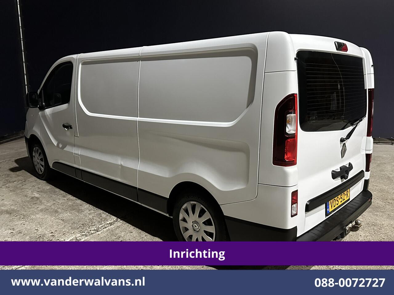 Renault TRAFIC 2.0 dCi 120pk L2H1 Inrichting Euro6 Airco | Omvormer | Camera | Navigatie | LED | Cruisecontrol Trekhaak, Parkeersensoren, Bijrijdersbank, Achterklep