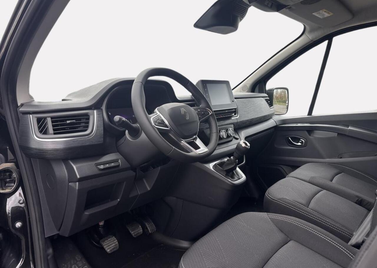 Renault TRAFIC 2.0 Blue dCi 170 T30 L2H1 Extra - Reservewiel / Alarm / 17\" lichtmetalen velgen Noir - Houten laadvloer