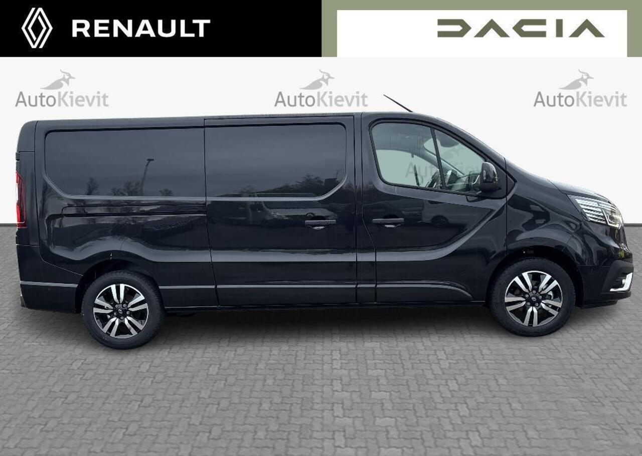 Renault TRAFIC 2.0 Blue dC1 150 T30 L2H1 Extra -Reservewiel / Alarm / 17\" lichtmetalen velgen 'Avens Noir Diamantée' in aluminium en zwart,Houten laadvloer