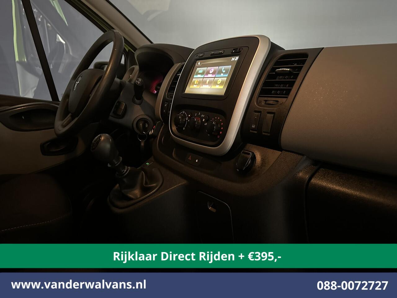 Renault TRAFIC 1.6 dCi L1H1 Euro6 *Rijklaar Direct Rijden* Airco | Imperiaal | Trekhaak | Navigatie | Cruisecontrol Parkeersensoren, Bijrijdersbank
