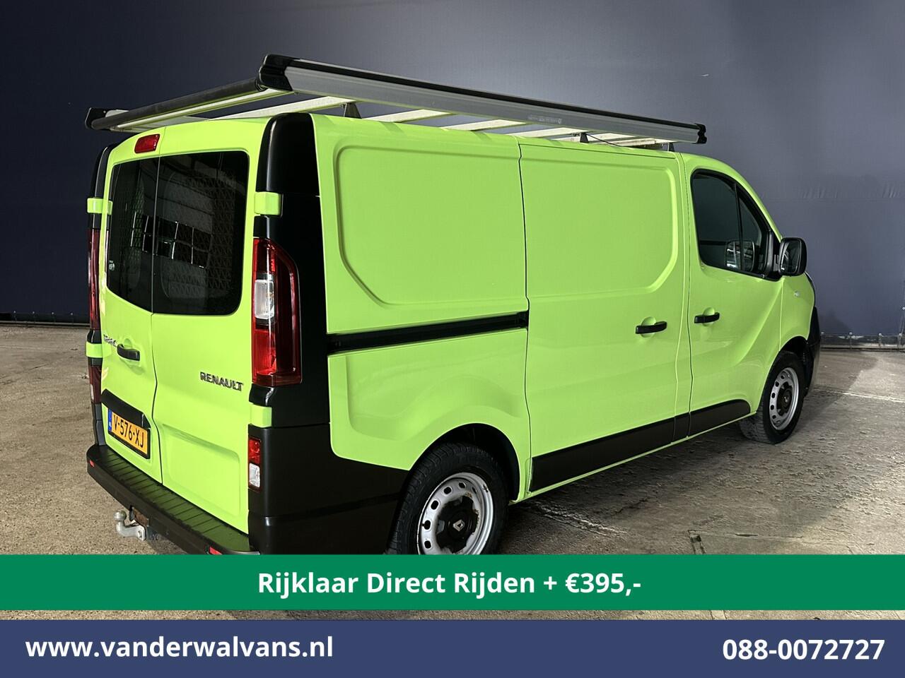 Renault TRAFIC 1.6 dCi L1H1 Euro6 *Rijklaar Direct Rijden* Airco | Imperiaal | Trekhaak | Navigatie | Cruisecontrol Parkeersensoren, Bijrijdersbank