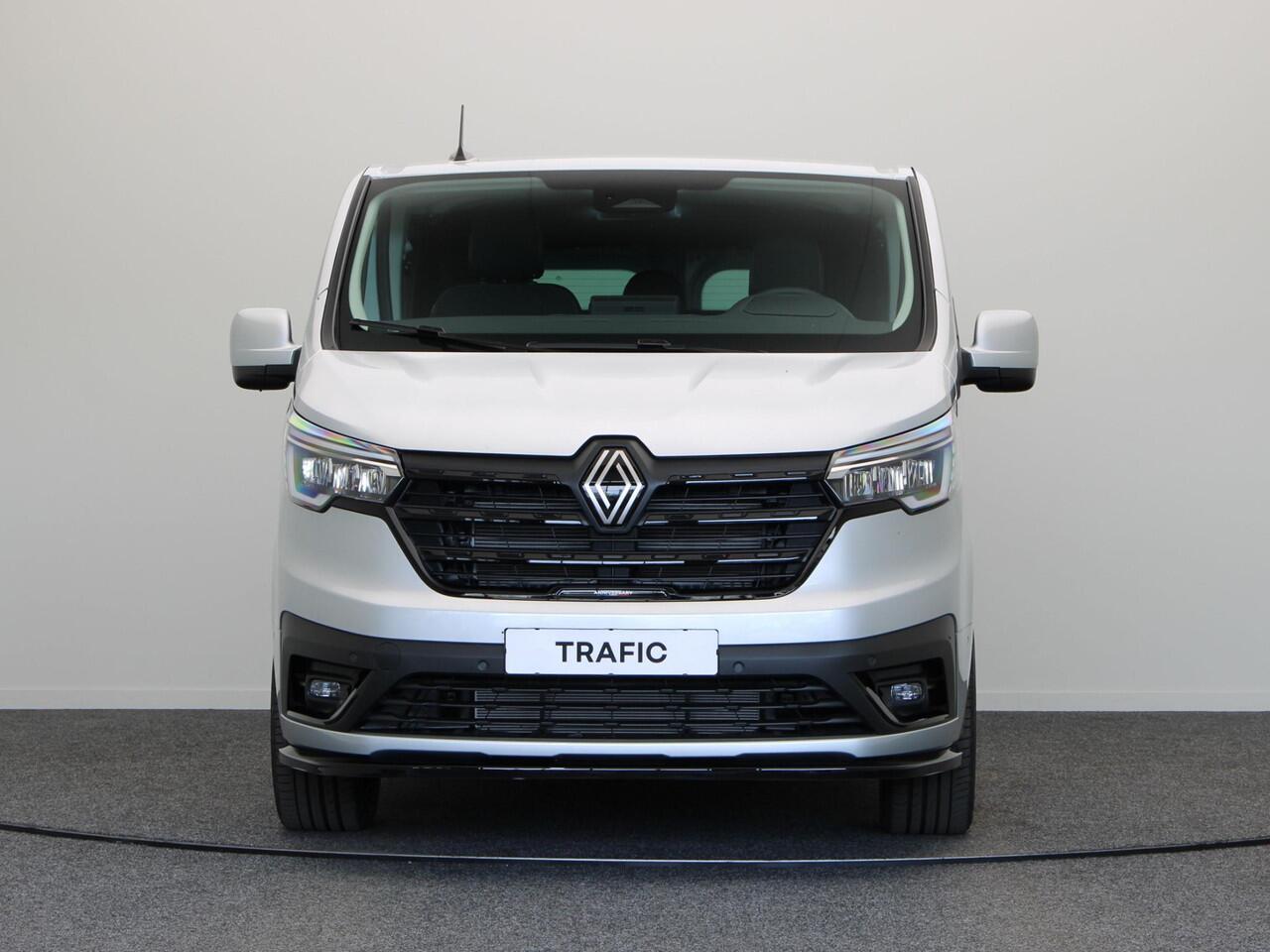 Renault TRAFIC 2.0 dCi EDC 170pk T29 L2H1 Extra DC | Dubbel cabine | Anniversary+ | Lederen bekleding | Frontlip | Spoiler | Design lichtmetalen velgen |
