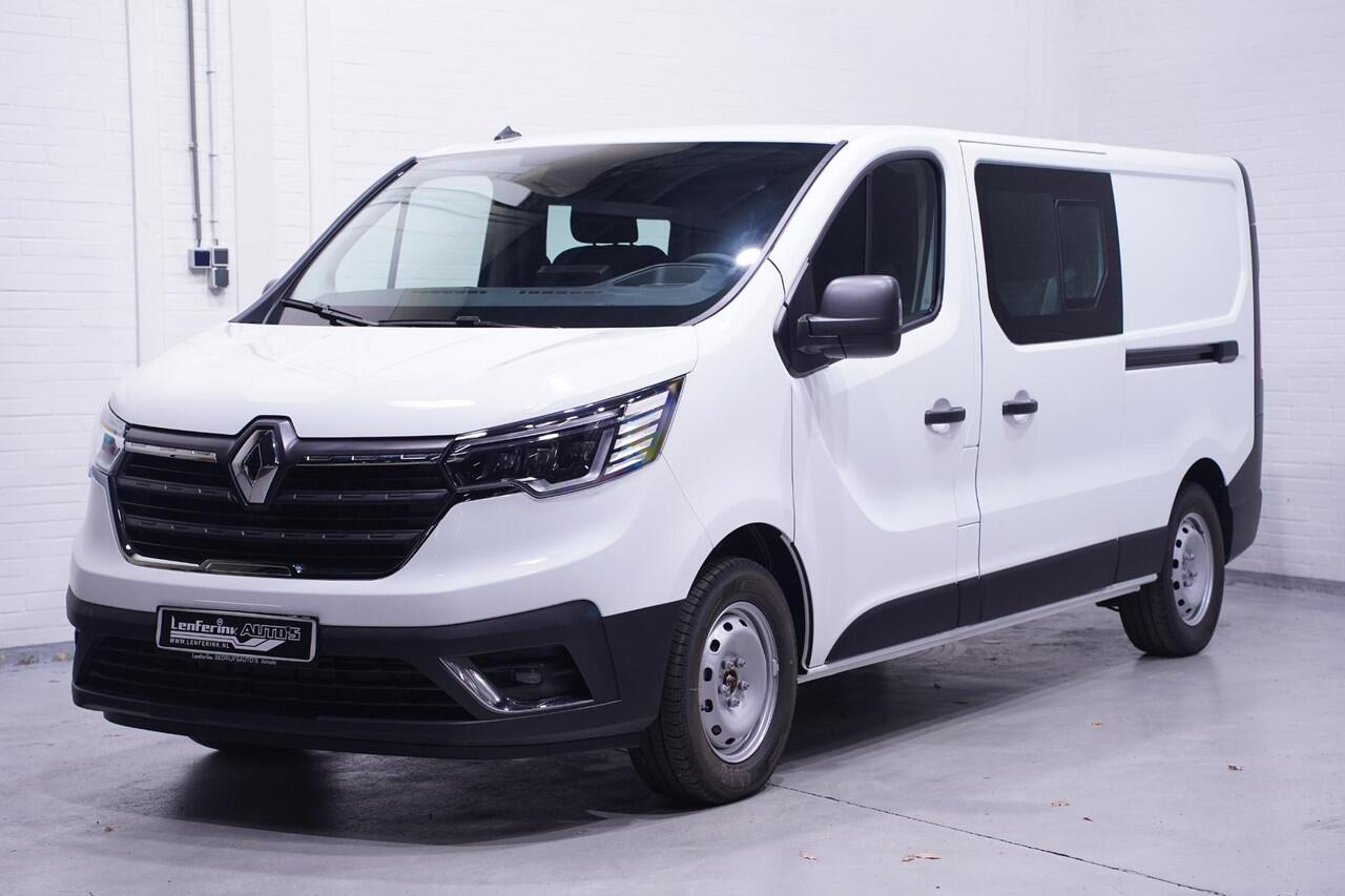Renault TRAFIC 2.0 DCi 170 pk L2 Dubbel Cabine Aut. BPM vrij Navi 2x Schuifdeur, LED Koplampen, PDC achter, 5-Zits Nieuw