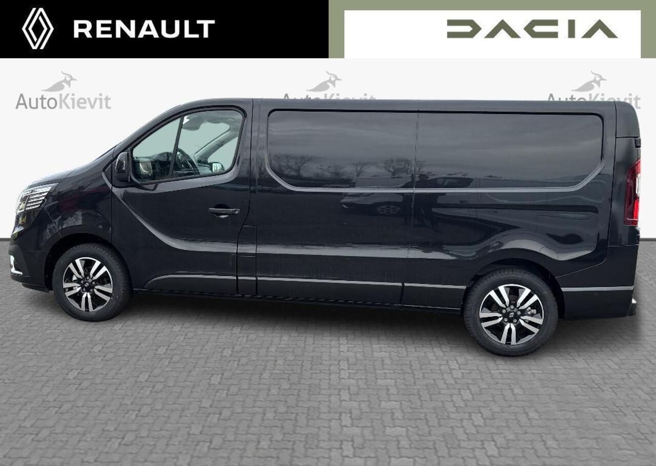 Renault TRAFIC 2.0 Blue dC1 150 T30 L2H1 Extra -Reservewiel / Alarm / 17\" lichtmetalen velgen 'Avens Noir Diamantée' in aluminium en zwart,Houten laadvloer