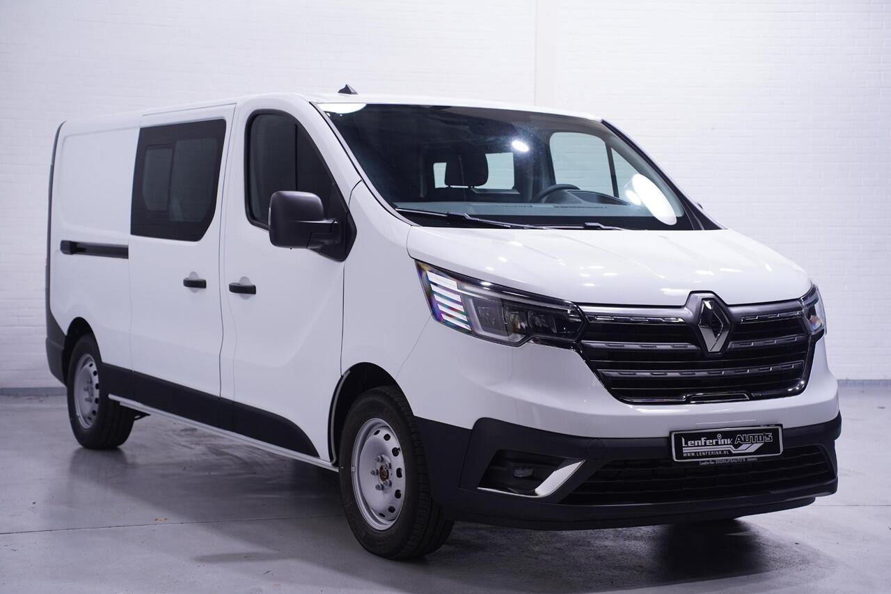 Renault TRAFIC 2.0 DCi 170 pk L2 Dubbel Cabine Aut. BPM vrij Navi 2x Schuifdeur, LED Koplampen, PDC achter, 5-Zits Nieuw